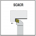 SCAC nožový držiak na vonkajšie sústruženie s VBD - typ S