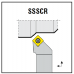 SSSC nožový držiak na vonkajšie sústruženie s VBD - typ S