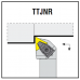 TTJN nožový držiak na vonkajšie sústruženie s VBD - typ T
