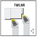 TWLN nožový držiak na vonkajšie sústruženie s VBD - typ T